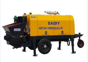 賽地重工HBT30 08SE拖泵 混凝土泵送的專業(yè)解決方案
